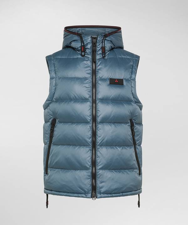 Peuterey Gilet In Nylon Ripstop Resistente Allo Strappo