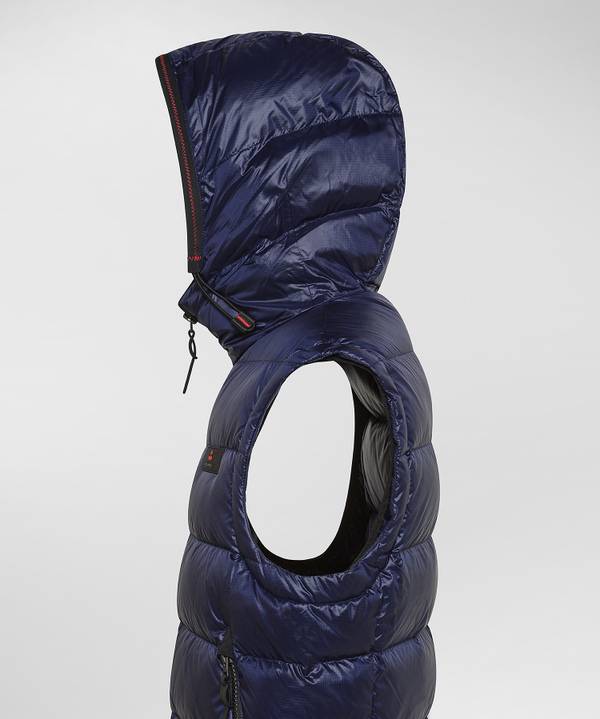 Peuterey Gilet In Nylon Ripstop Resistente Allo Strappo