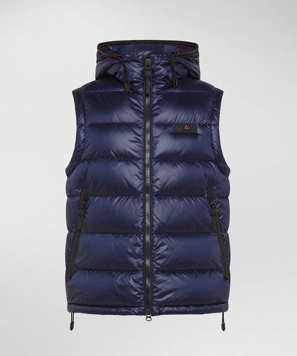 Peuterey Gilet In Nylon Ripstop Resistente Allo Strappo