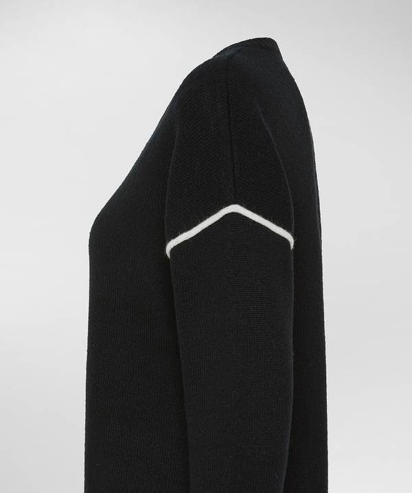 Peuterey Maglia In Misto Cachemire Con Dettagli A Contrasto