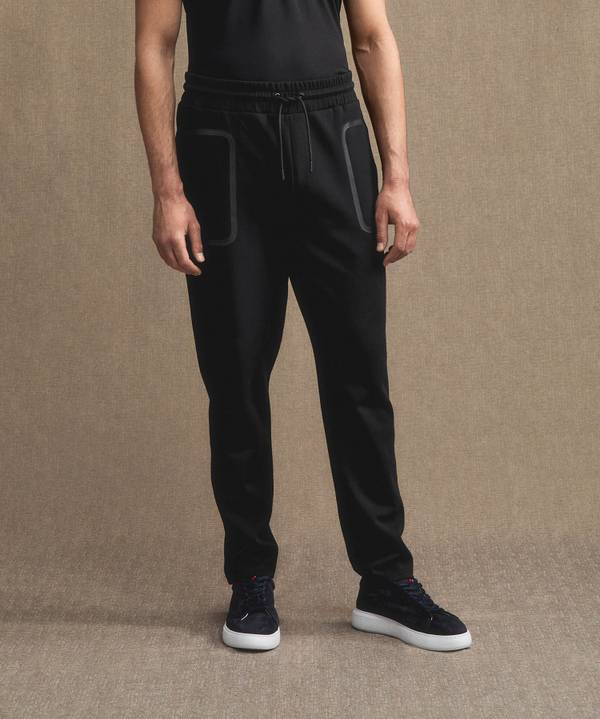 Peuterey Pantaloni Joggers In Cotone Stretch Con Nastrature