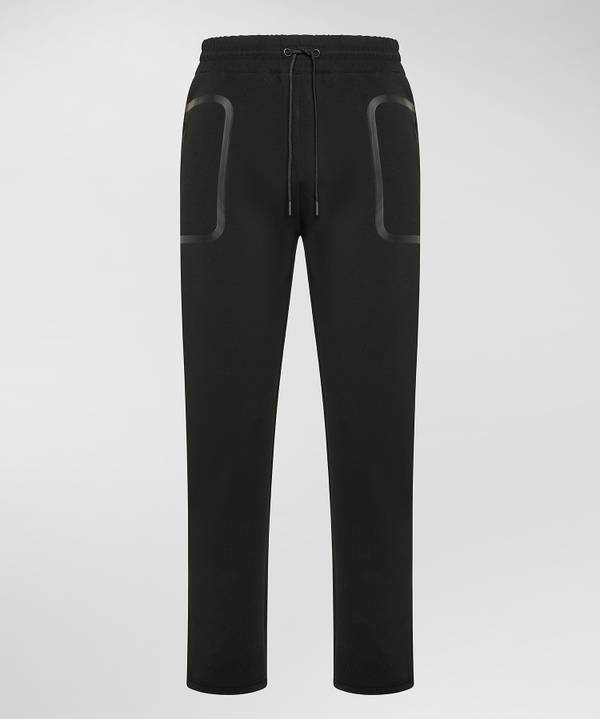 Peuterey Pantaloni Joggers In Cotone Stretch Con Nastrature
