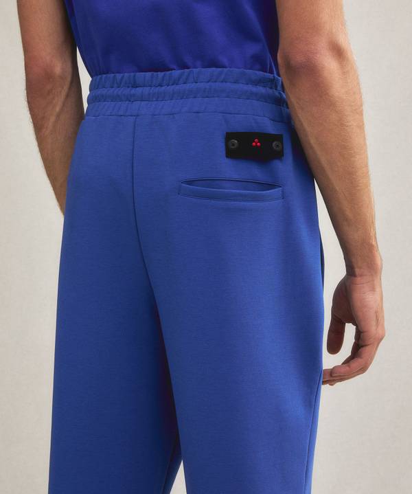 Peuterey Pantaloni Joggers In Cotone Stretch Con Nastrature