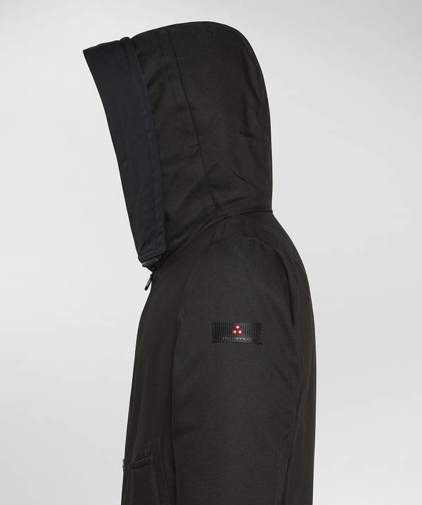 Peuterey Parka Resistente In Tessuto Made In Italy Con Pelliccia