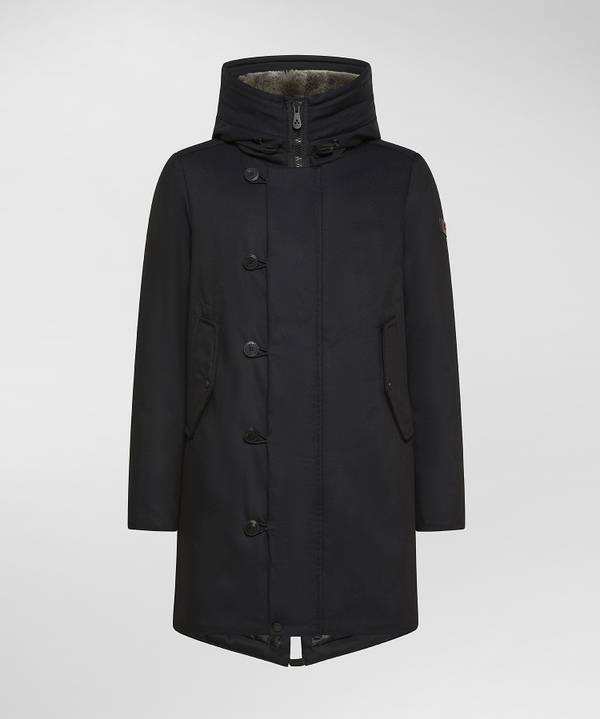 Peuterey Parka Resistente In Tessuto Made In Italy Con Pelliccia