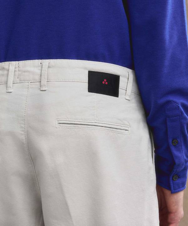 Peuterey Bermuda In Cotone E Lino