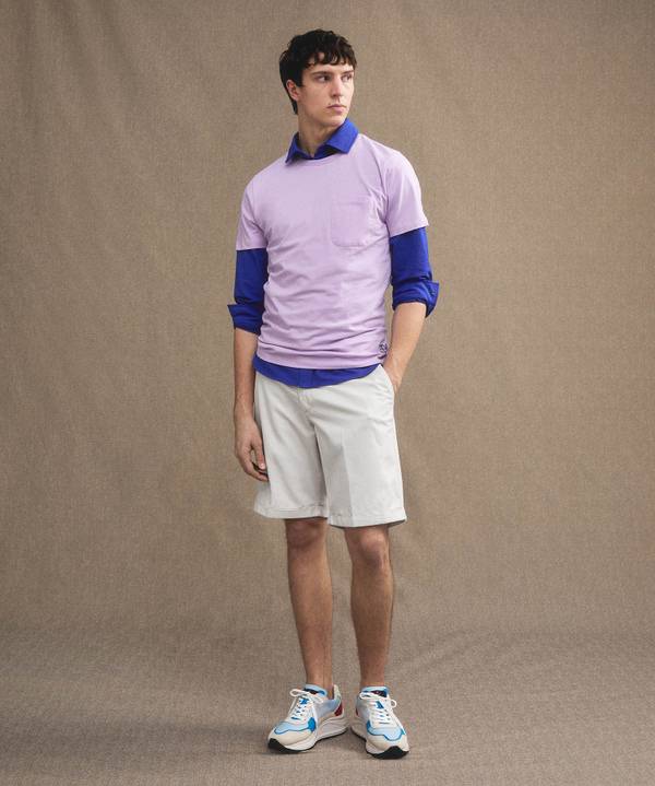 Peuterey Bermuda in cotone e lino