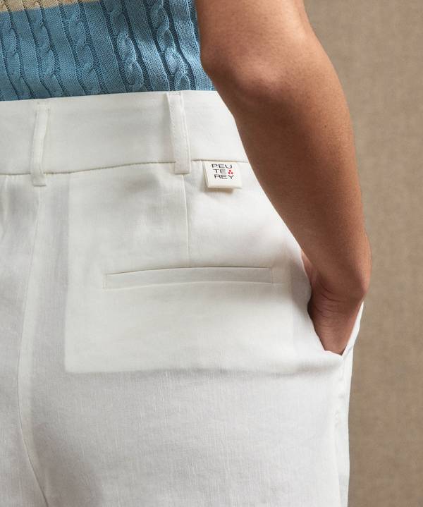 Peuterey Bermuda In Lino