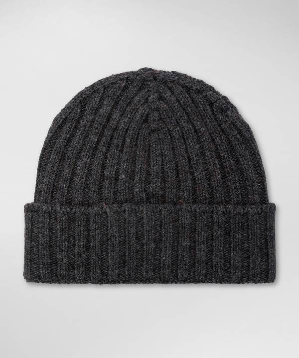 Peuterey Berretto A Coste In Misto Cachemire