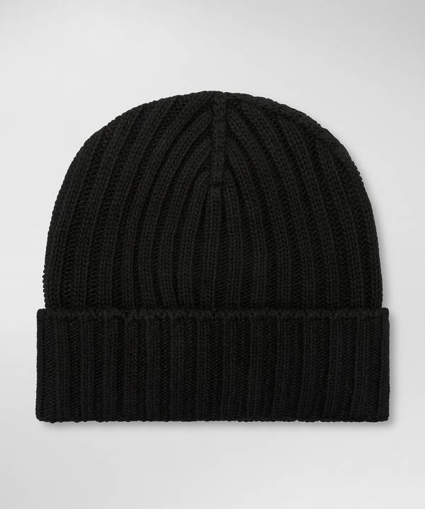 Peuterey Berretto A Coste In Misto Cachemire