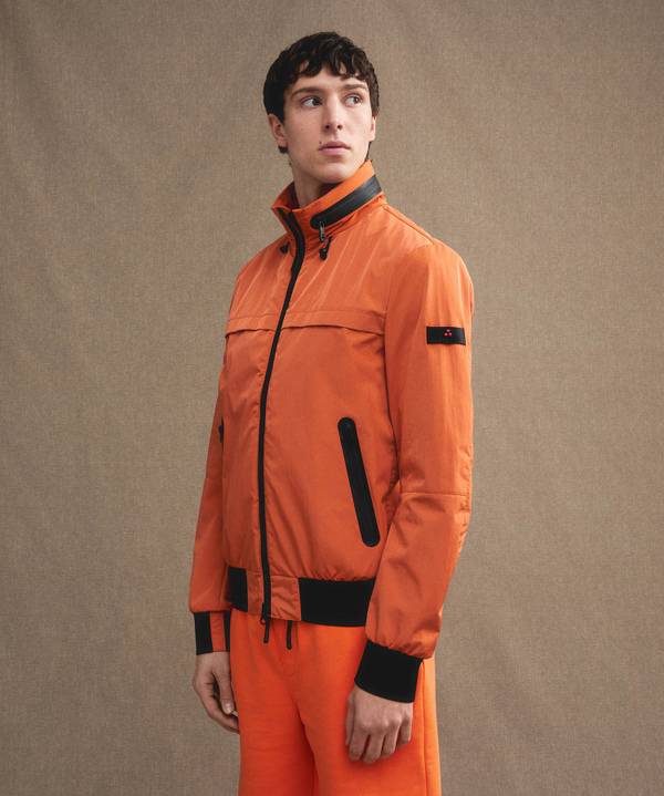 Peuterey Bomber In Nylon Con Cappuccio Estraibile