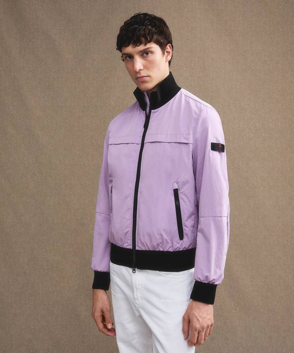 Peuterey Bomber In Nylon E Microfibra