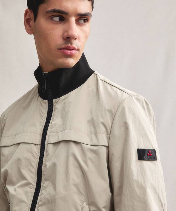 Peuterey Bomber In Nylon E Microfibra