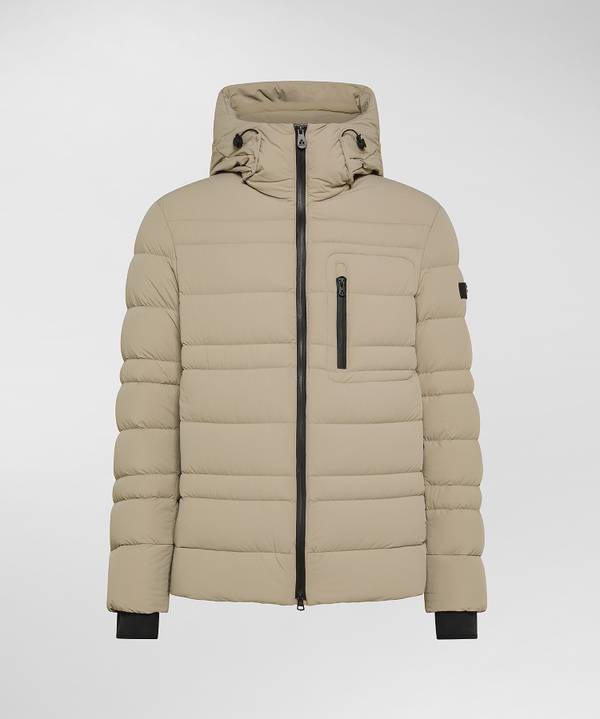 Peuterey Bomber In Piuma Con Trapunta Grafica