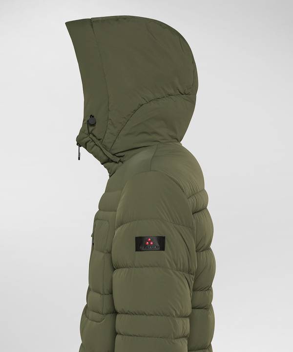 Peuterey Bomber In Piuma Con Trapunta Grafica