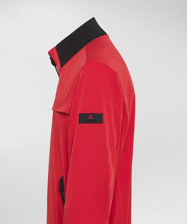 Peuterey Bomber Liscio Con Dettagli Neri