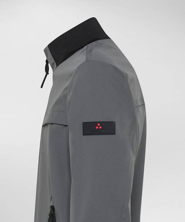 Peuterey Bomber Liscio Con Dettagli Neri