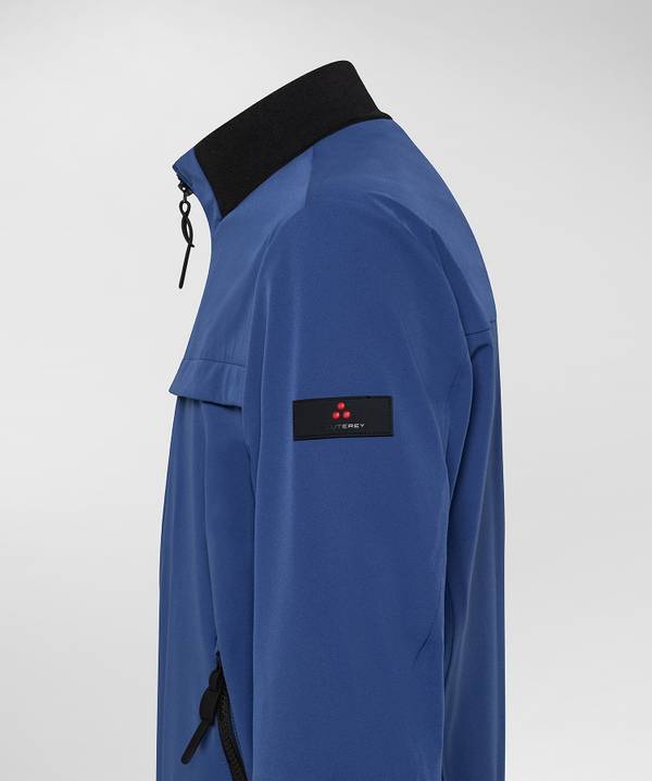 Peuterey Bomber Liscio Con Dettagli Neri