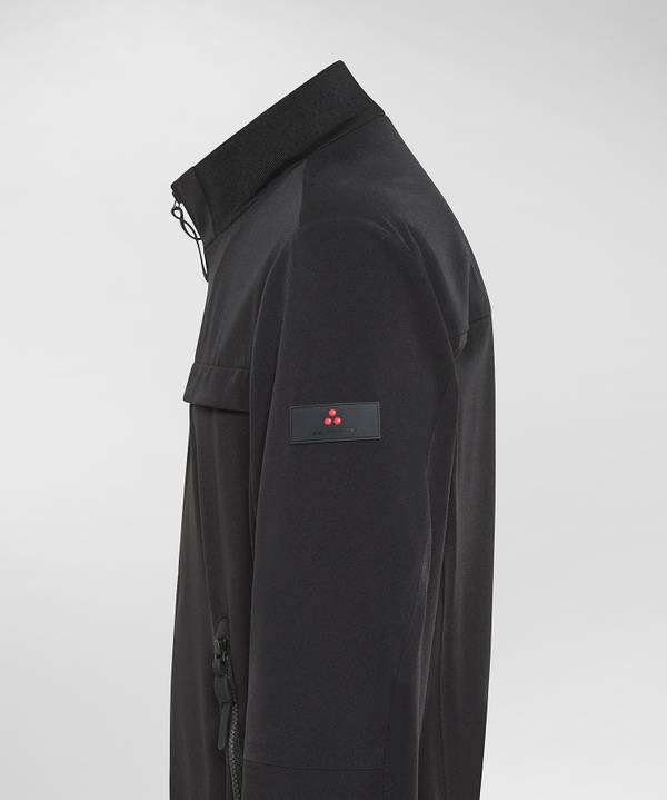 Peuterey Bomber Liscio Con Dettagli Neri