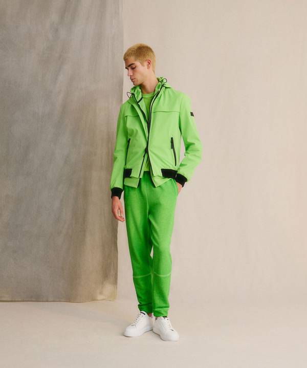 Peuterey Bomber liscio con dettagli neri