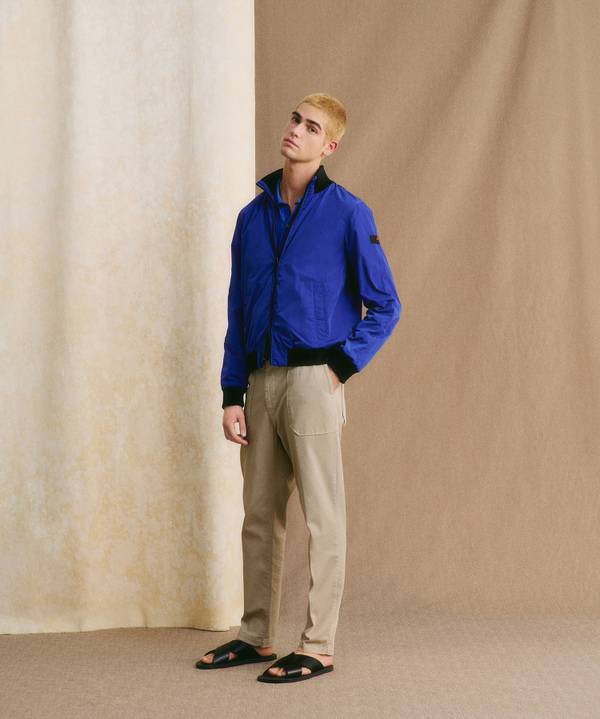 Peuterey Bomber lucido in tela di nylon