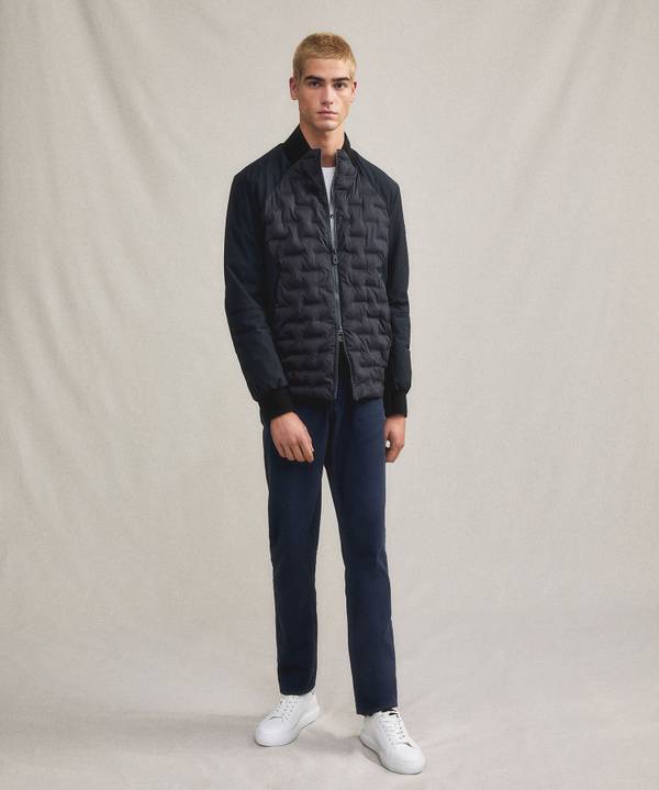Peuterey Bomber stretch con imbottitura jaquard