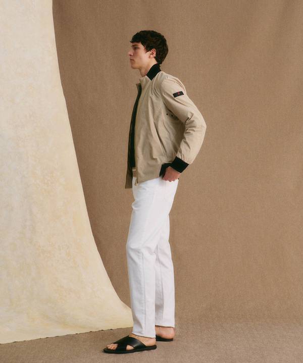 Peuterey Bomber stretch effetto crinkle