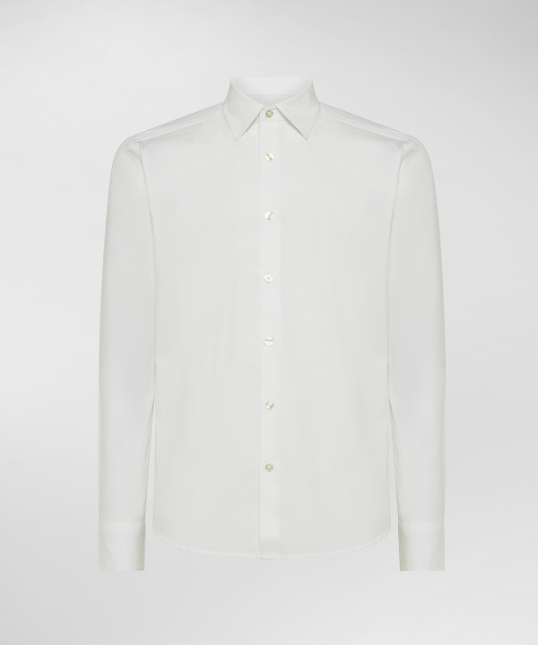 Peuterey Camicia In Popeline Di Cotone