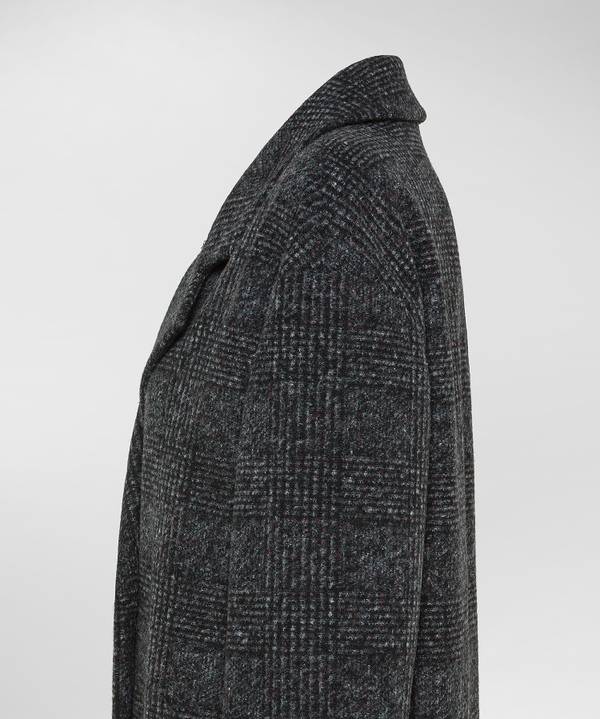 Peuterey Cappotto Doppio Petto In Misto Lana