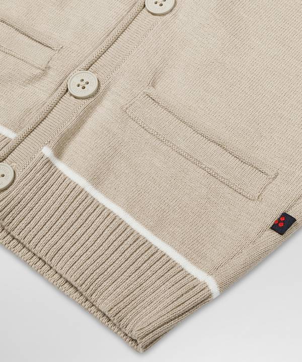 Peuterey Cardigan In Tricot Di Cotone
