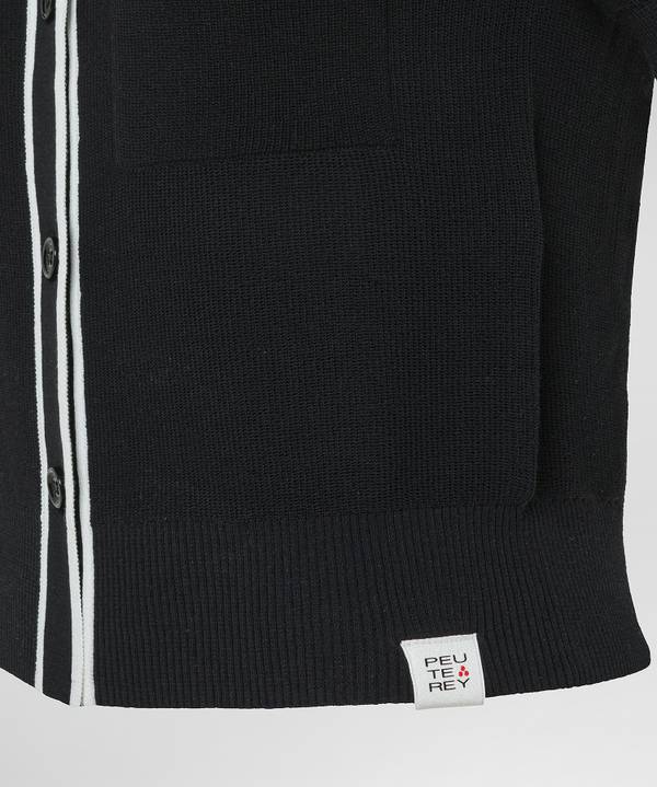 Peuterey Cardigan Manica Corta Con Tasche Al Petto