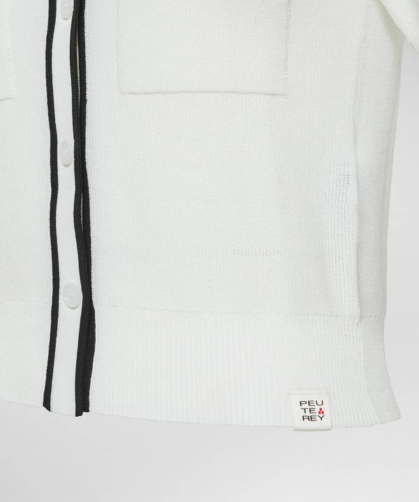 Peuterey Cardigan Manica Corta Con Tasche Al Petto