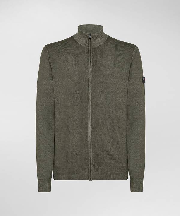 Peuterey Cardigan Tricot In Pura Lana