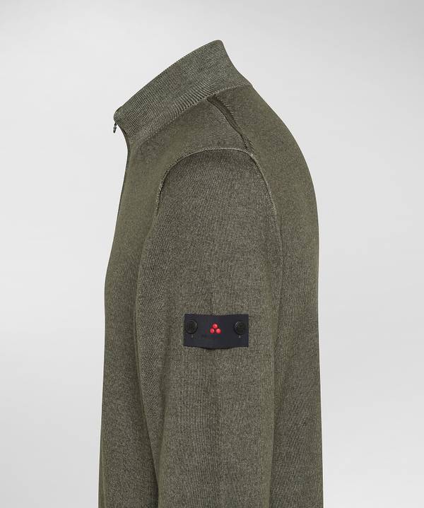 Peuterey Cardigan Tricot In Pura Lana