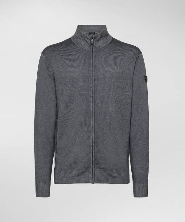 Peuterey Cardigan Tricot In Pura Lana