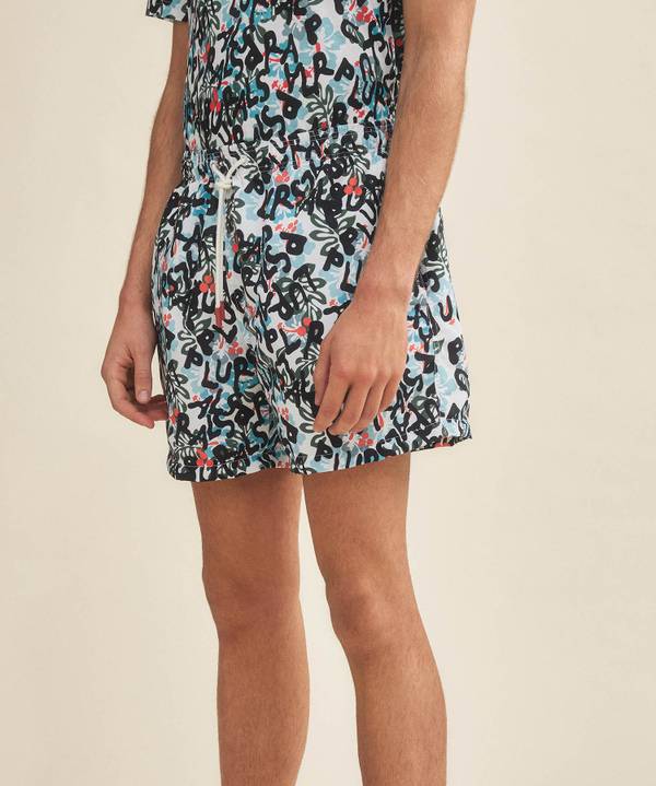 Peuterey Costume Boxer A Motivi Floreali