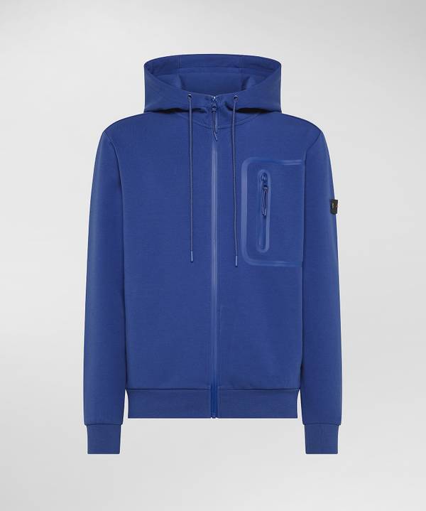 Peuterey Felpa Con Cappuccio E Tasca Al Petto