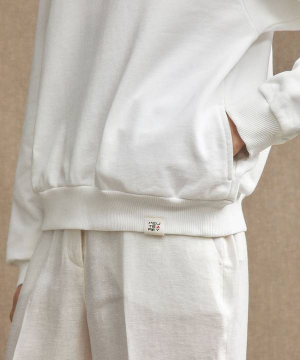 Peuterey Felpa In Cotone Con Cappuccio