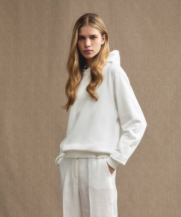 Peuterey Felpa In Cotone Con Cappuccio