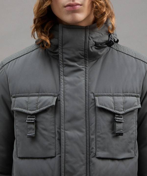 Peuterey Field Jacket In Microfibra