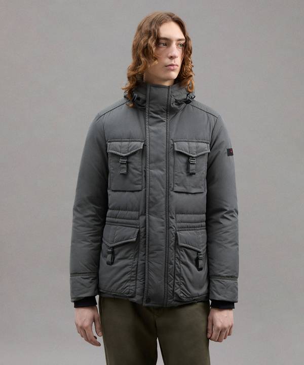 Peuterey Field Jacket In Microfibra