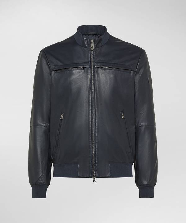 Peuterey Giacca Biker In Pelle