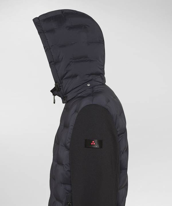 Peuterey Giacca Bimateriale Con Trapunta Jacquard