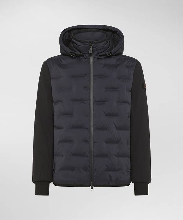 Peuterey Giacca Bimateriale Con Trapunta Jacquard