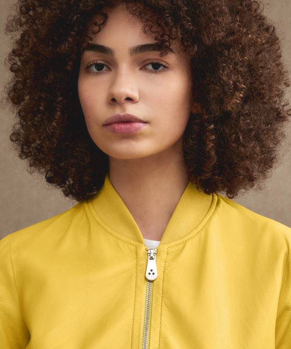 Peuterey Giacca Bomber Corta In Pelle