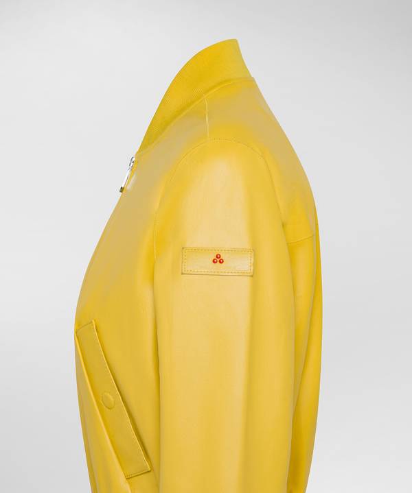 Peuterey Giacca Bomber Corta In Pelle