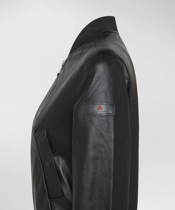 Peuterey Giacca Bomber Corta In Pelle