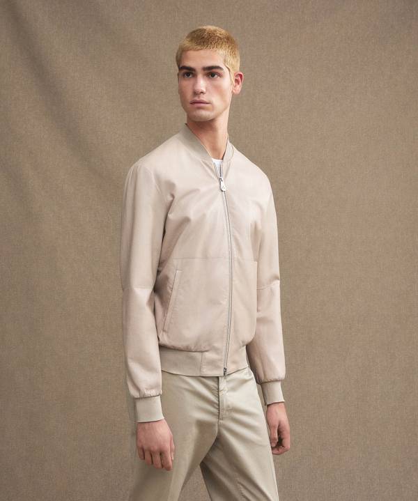 Peuterey Giacca Bomber In Pelle