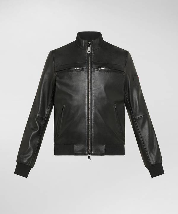 Peuterey Giacca Bomber In Pelle