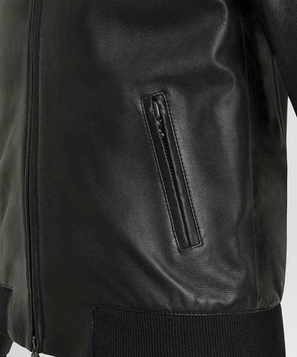 Peuterey Giacca Bomber In Pelle